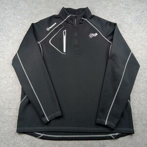 Sunice Pullover Mens 2XL Black 1/4 Zip Long Sleeve Golf Top Grand Geneva